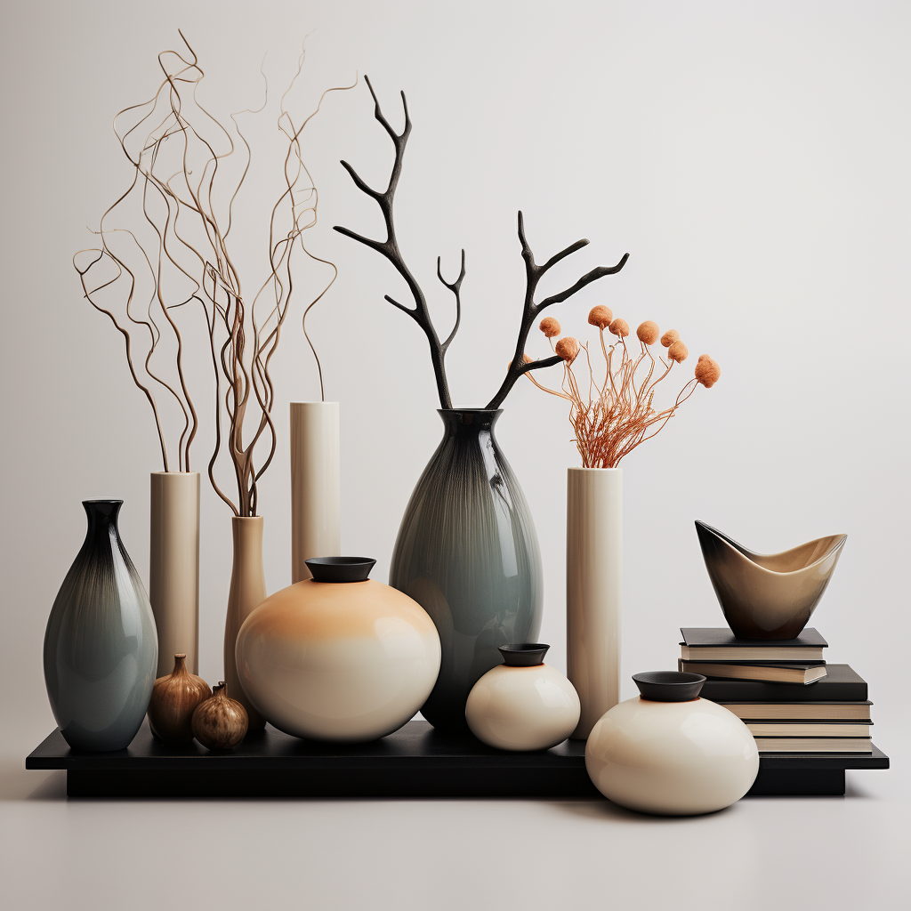 Stylish decorative modern set image