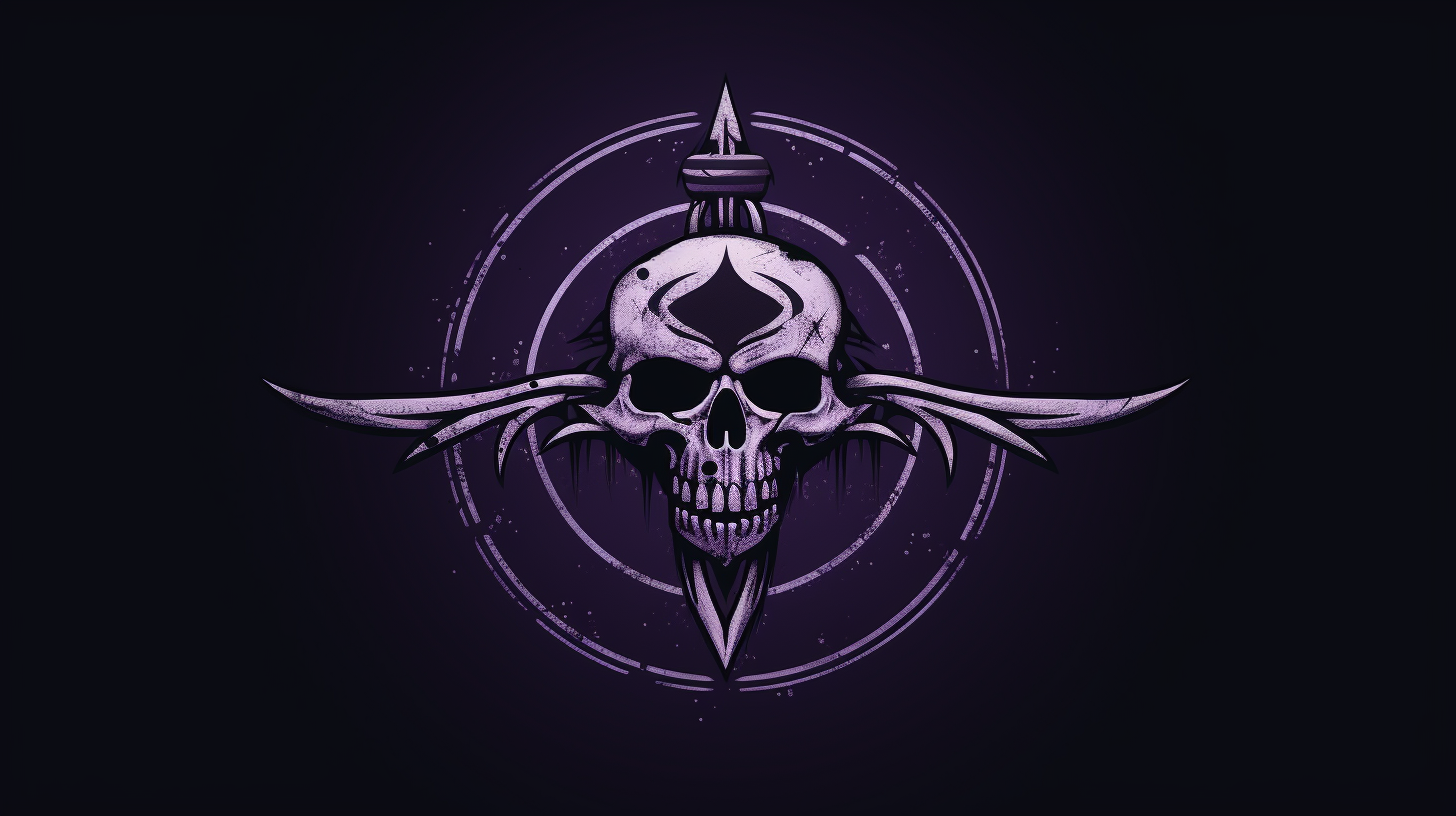 Dark and Menacing Space Pirate Insignia