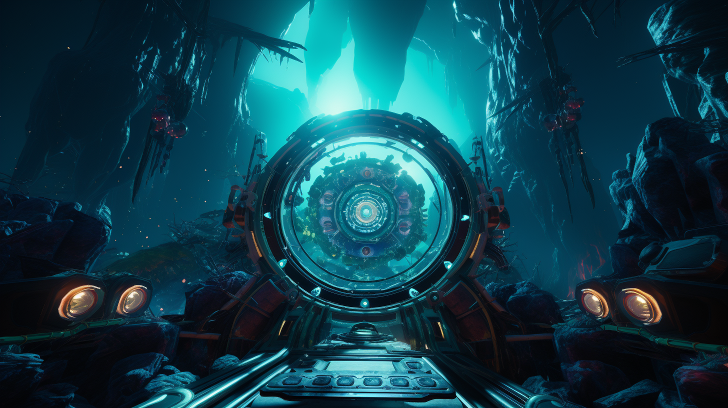 Stunning VR Time Travel Game in Futuristic Deep Sea Base