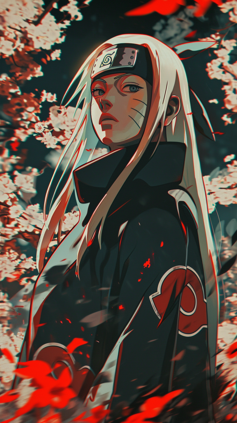 Intricately detailed Deidara from Naruto