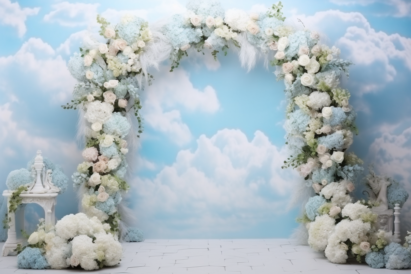 Beautiful Feminine Floral Arch Image