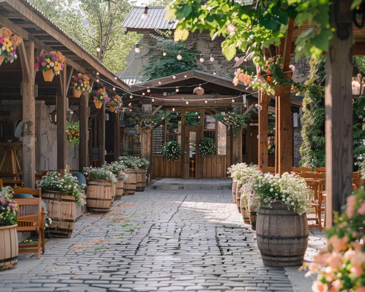 Wedding Hall Outdoor Cozy Mood