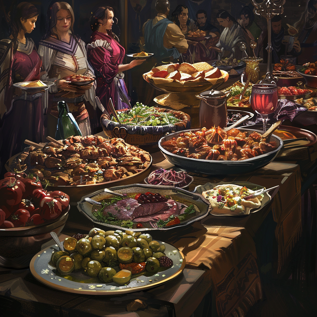 DND Fantasy Feast Food Image