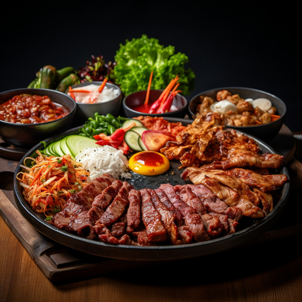 Delicious Korean Food Meat Dish