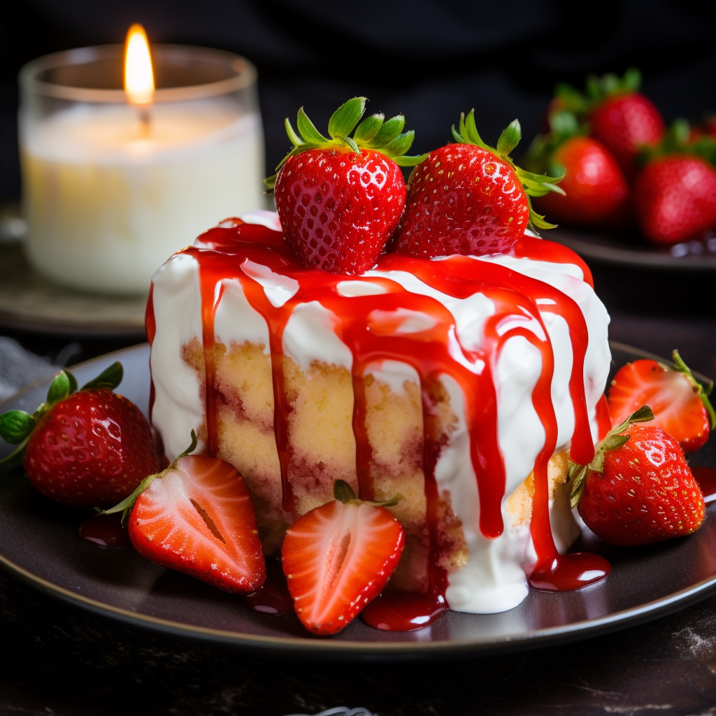 Delicious Strawberry Poke Cake with Fluffy Whipped Cream