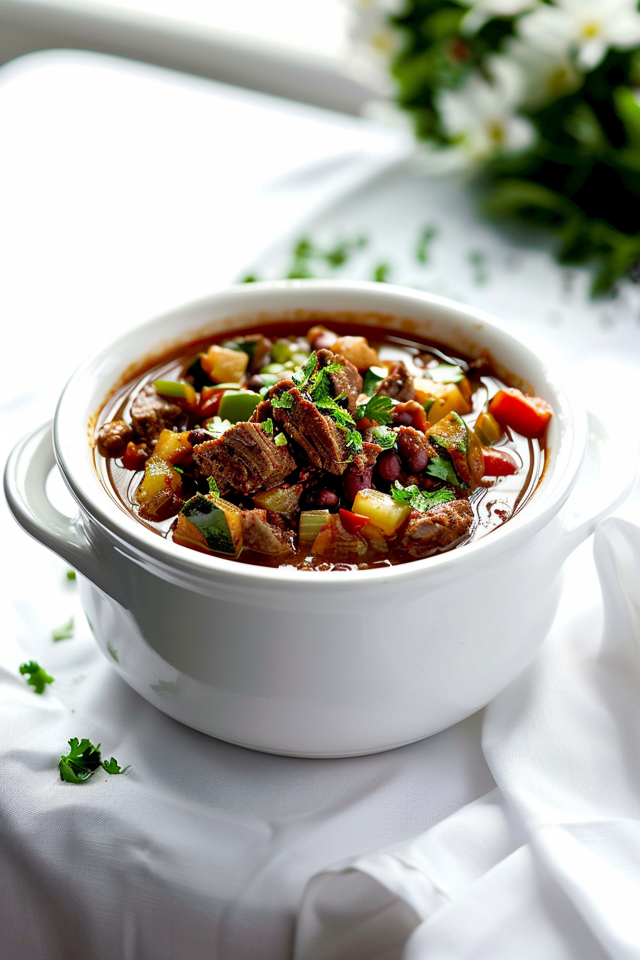 Delicious Hearty Crockpot Chili