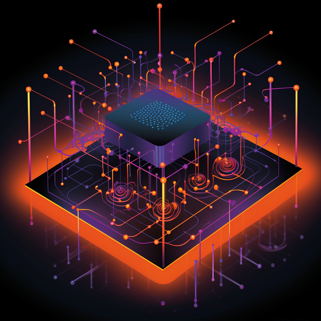 Illustration of Dense Plasmonic Processor