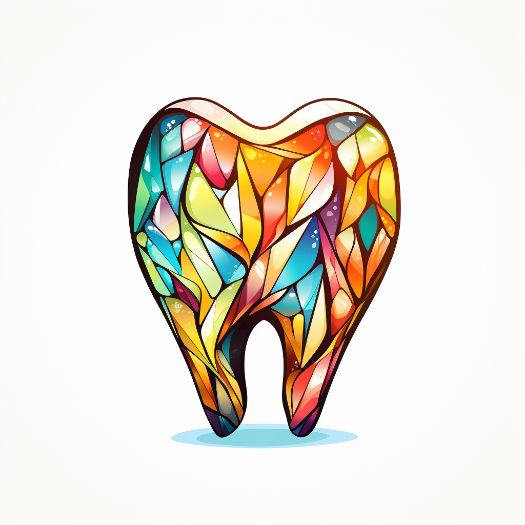 Outline of Dental Clinic Logo Tooth