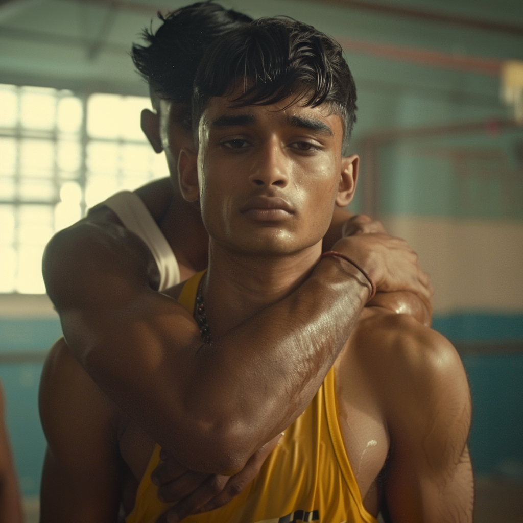 Young Indian Athlete Depressed Mood