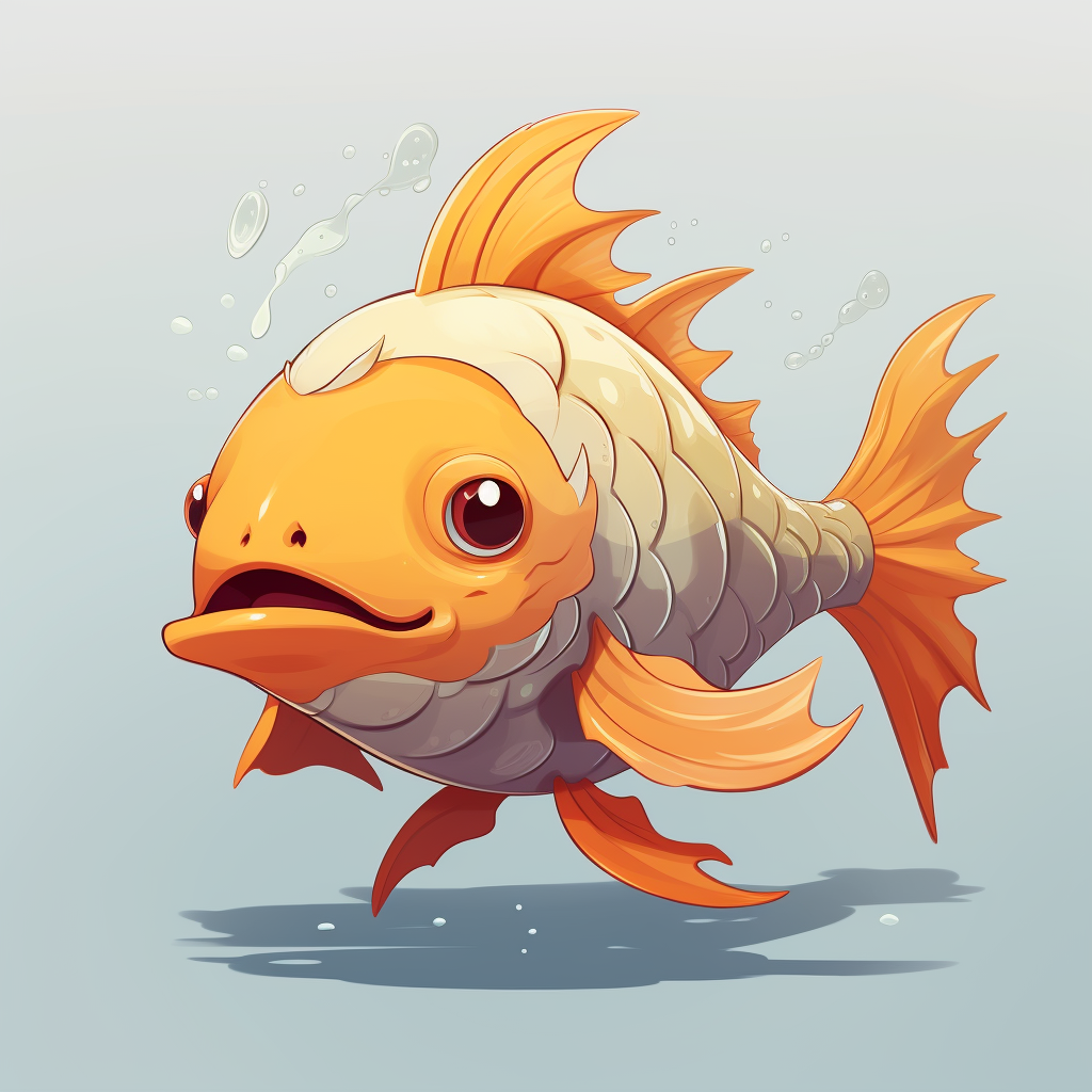 A silly Magikarp from Pokémon