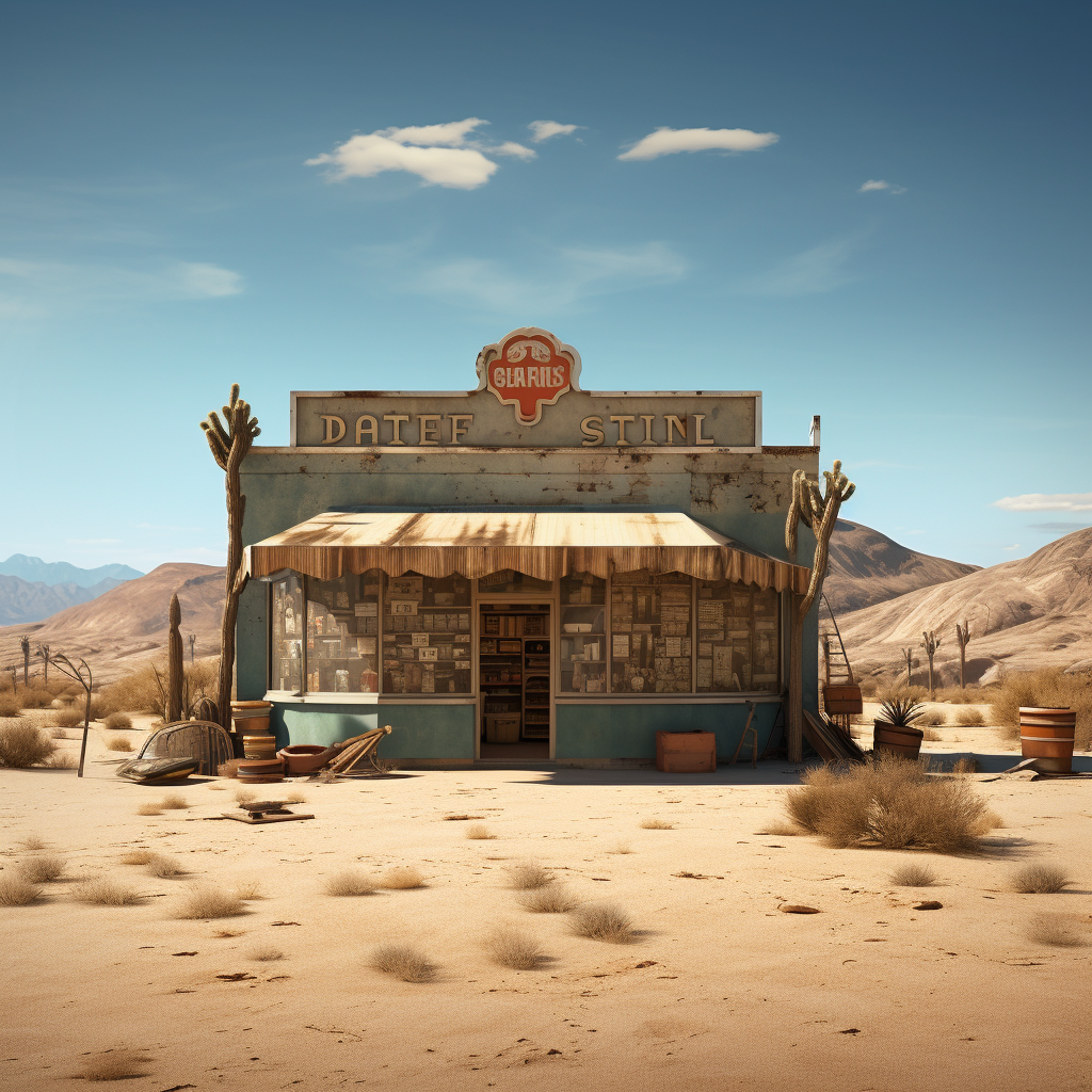 Desert Shops Photography Collection