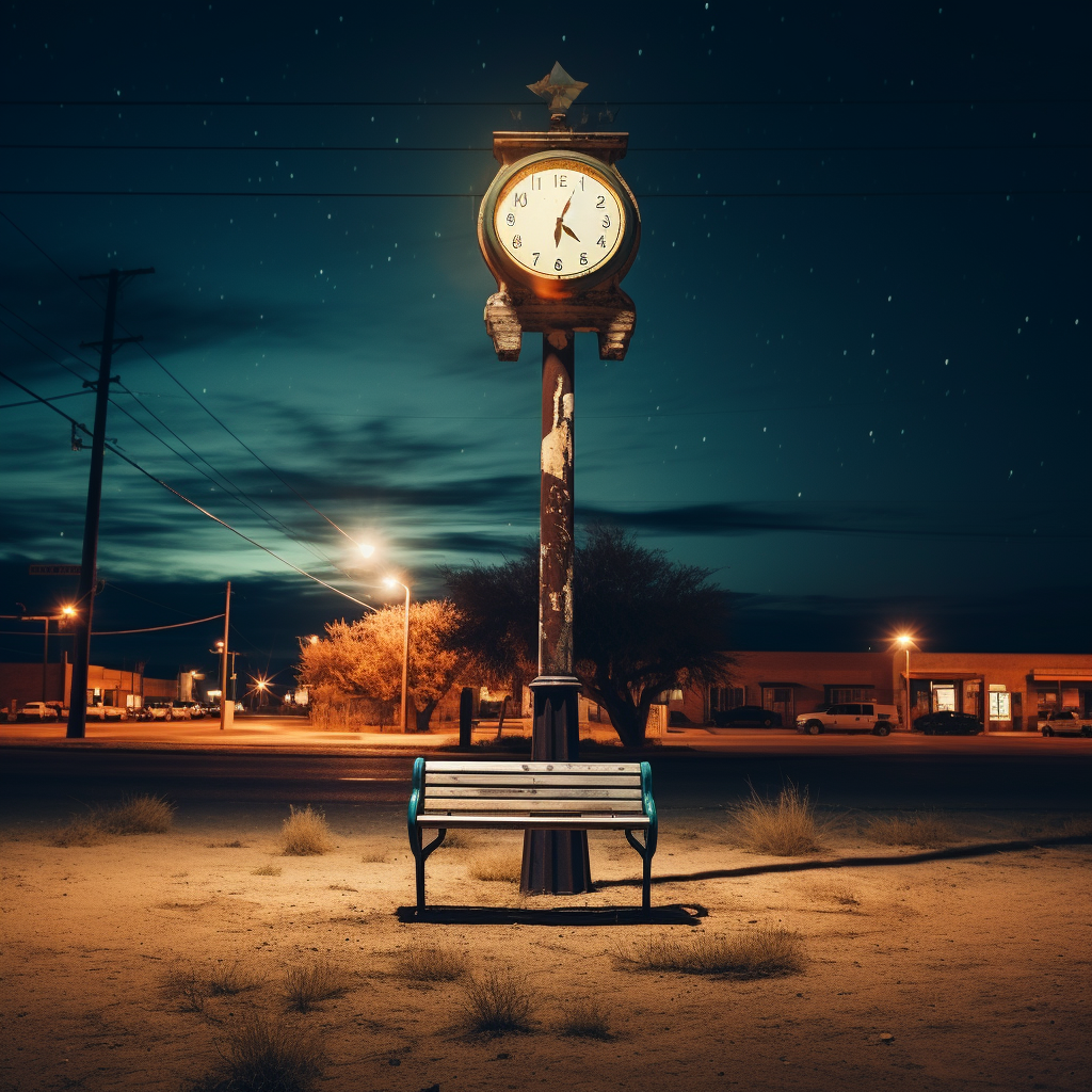 Captivating Marfa Lights in Desert Night