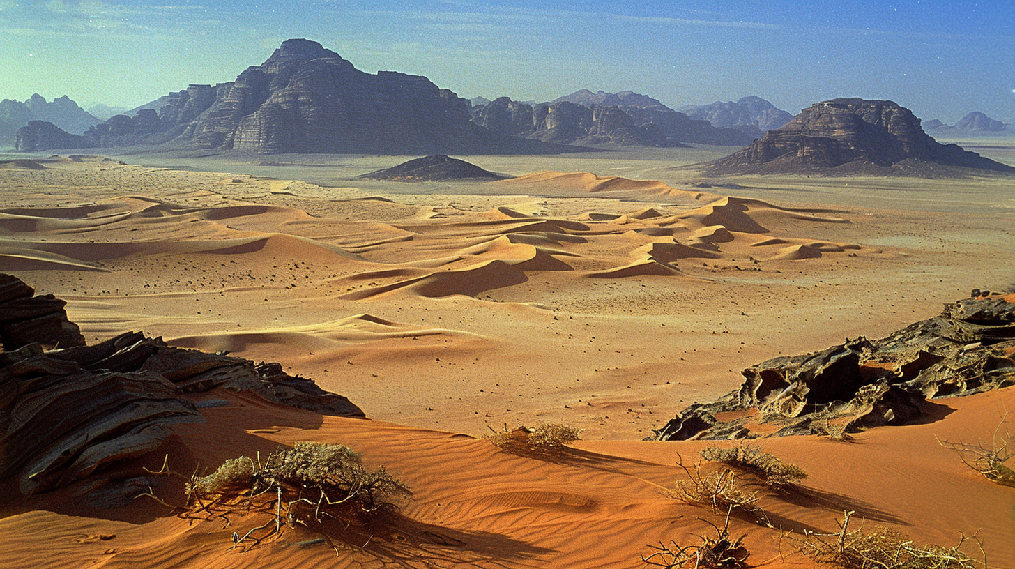 Desert Landscape Saudi Arabia 1992