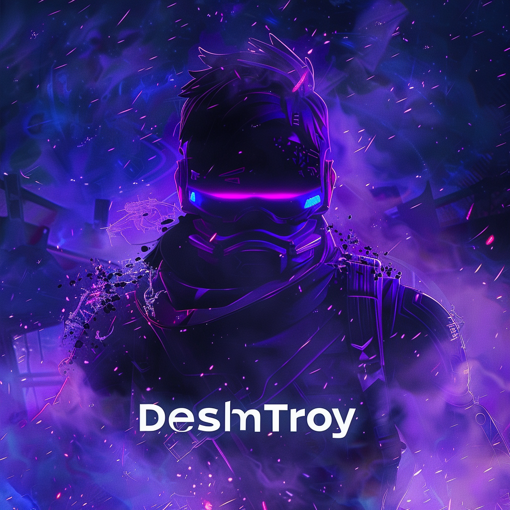 DeshTroy Fortnite Streamer Wallpaper Image