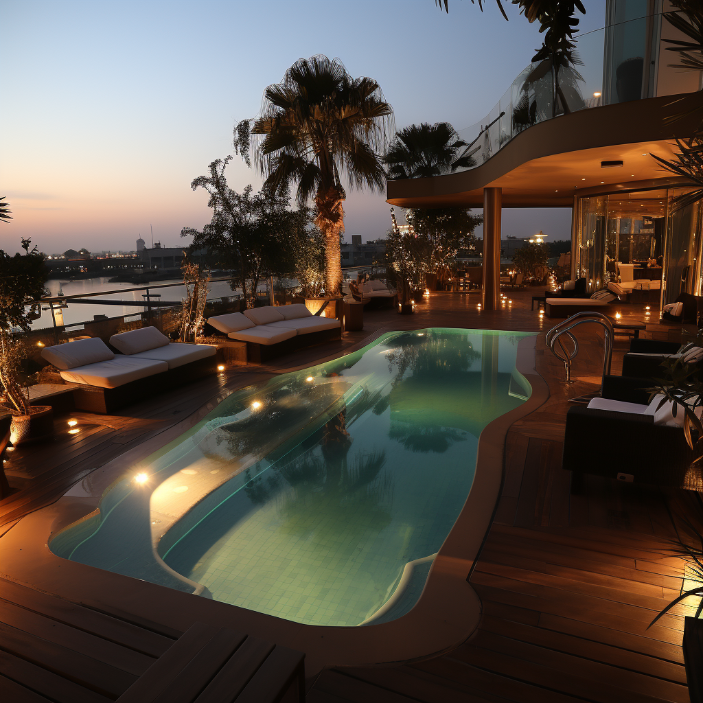 Luxurious design hotel in Baghdad waterfront