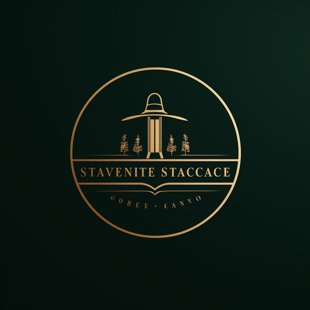 Detective Agency Logo Dark Green Copper