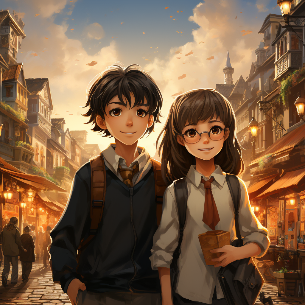 Detective Conan and Ai Haibara Solving a Mystery