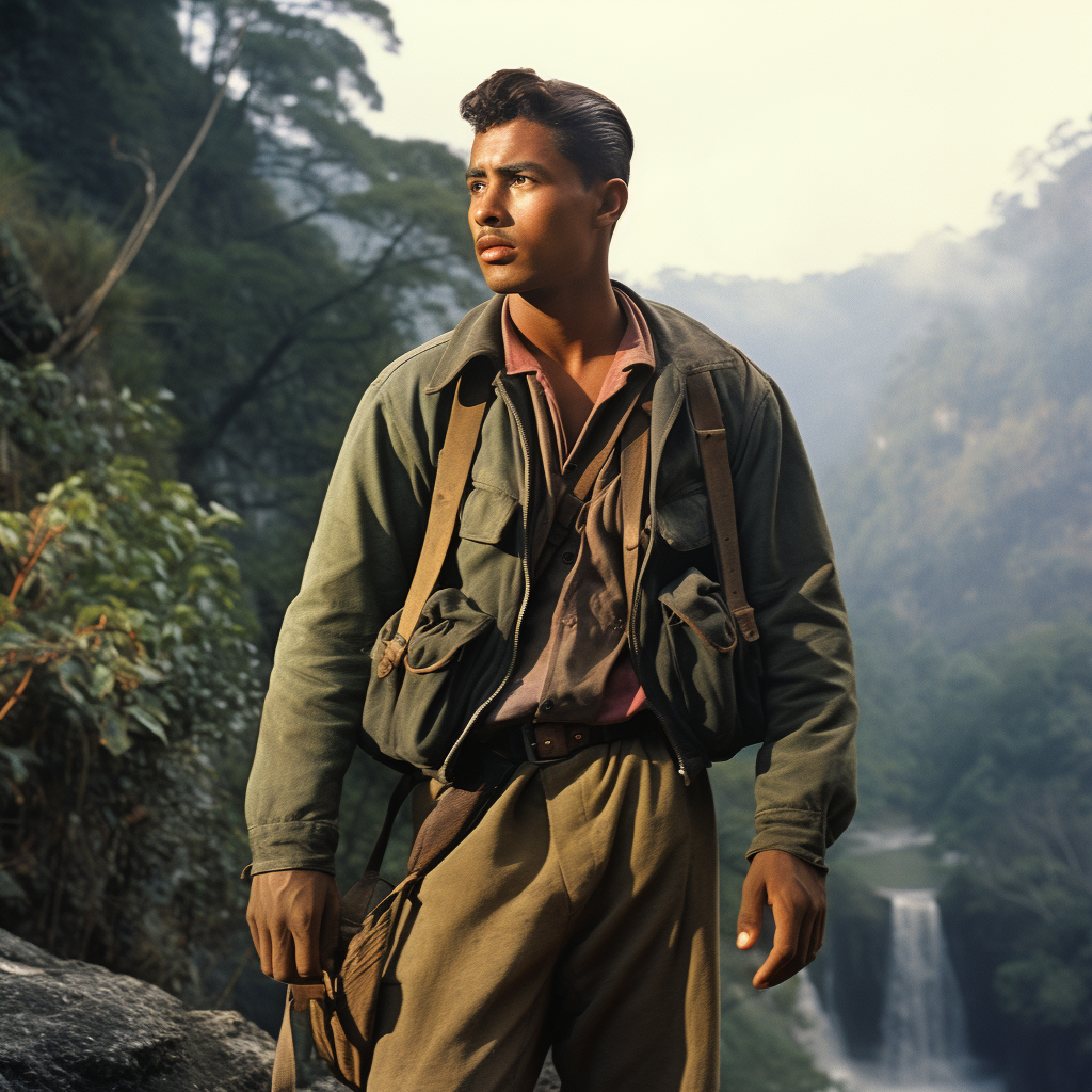 Determined resistance fighter in 1950s