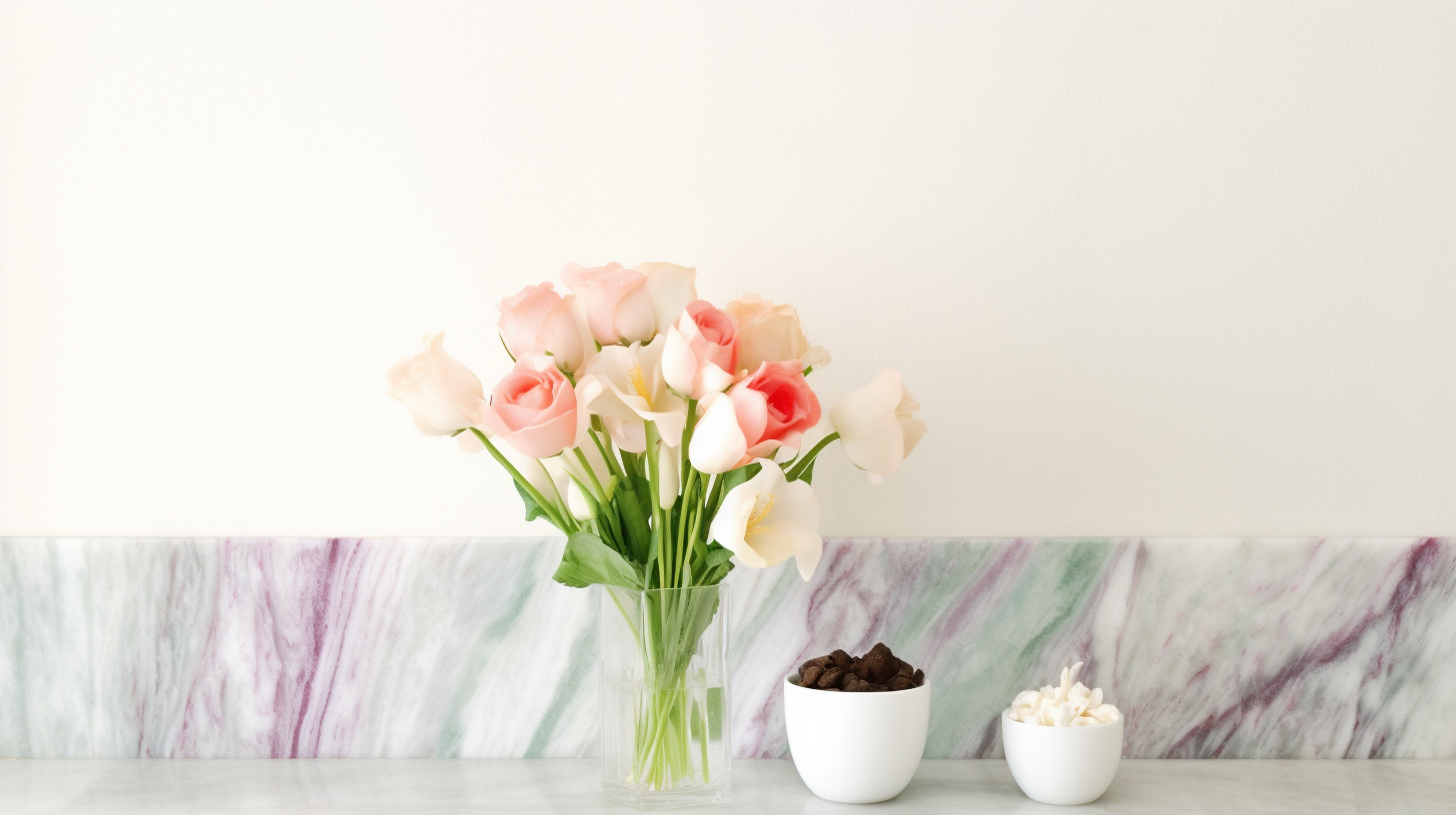 Detox water on marble table