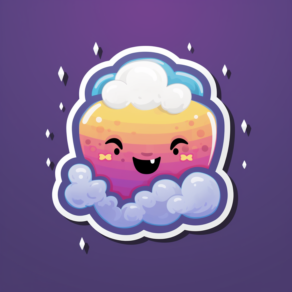 Variety of stickers for expressing developer moods