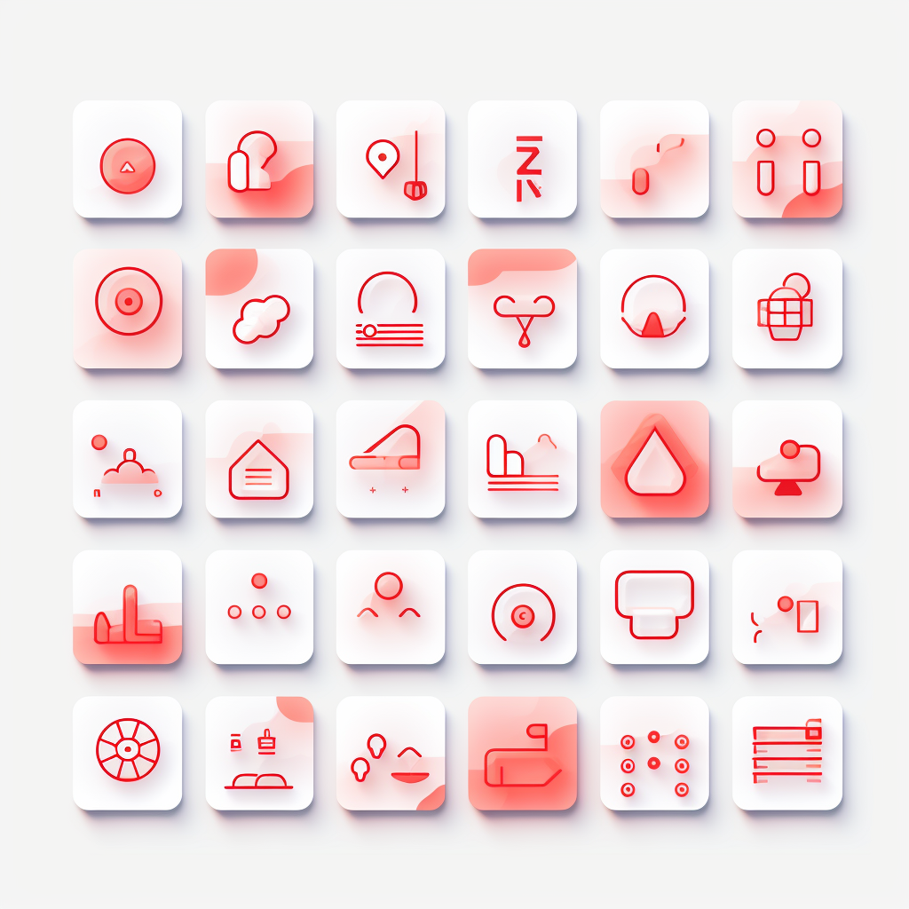 Simple and clean developer documentation icons