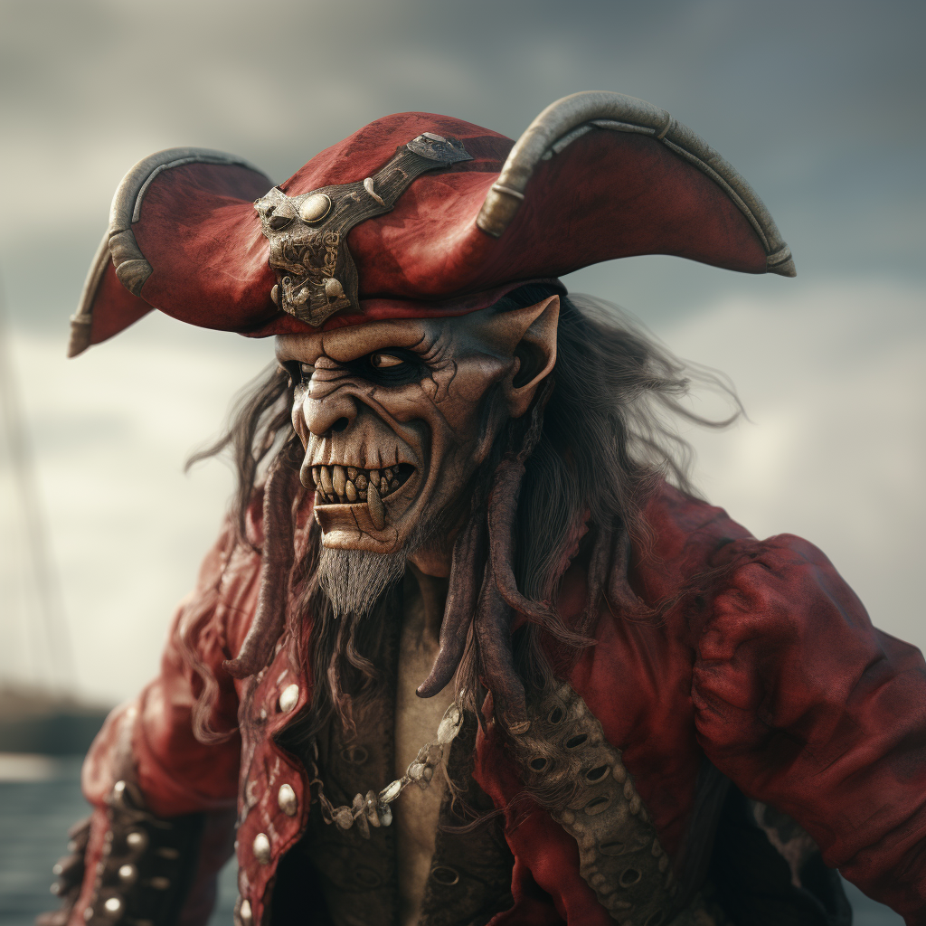 Devil Imp Pirate Red Skin