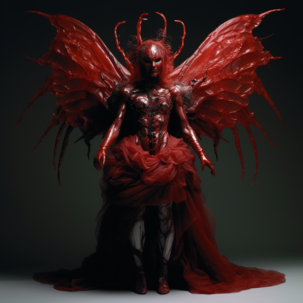 Stunning Devil Costume by Alexander Mcqueen