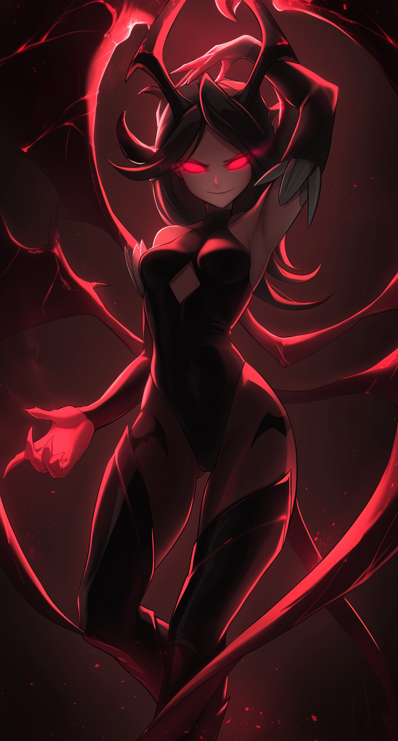 Devil Lilith Manga Badass Pose