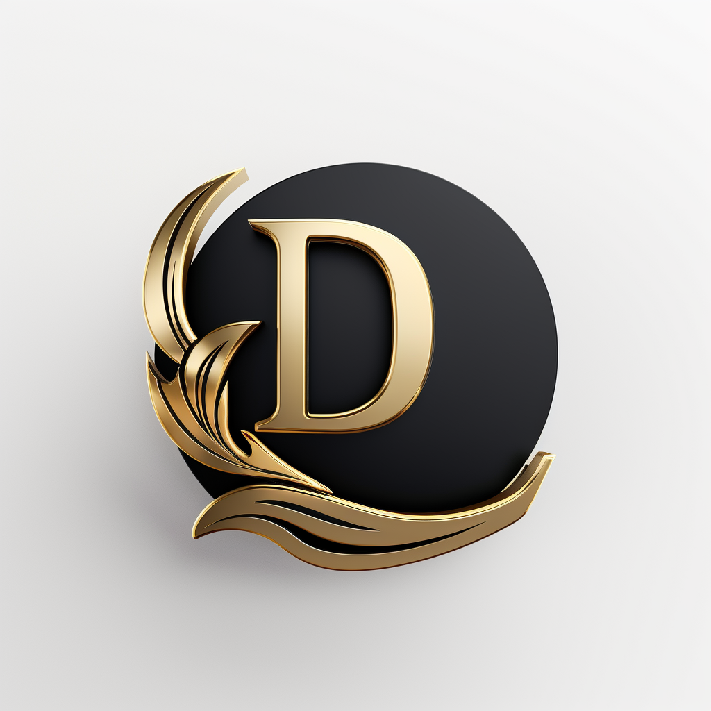 DG Designer Logo Mockup Image