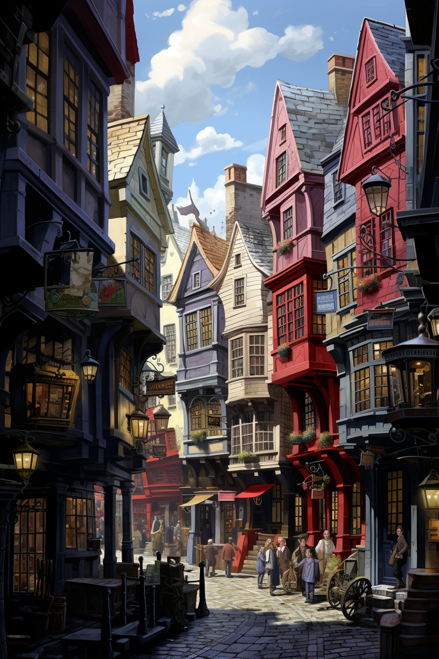 Diagon Alley from Harry Potter