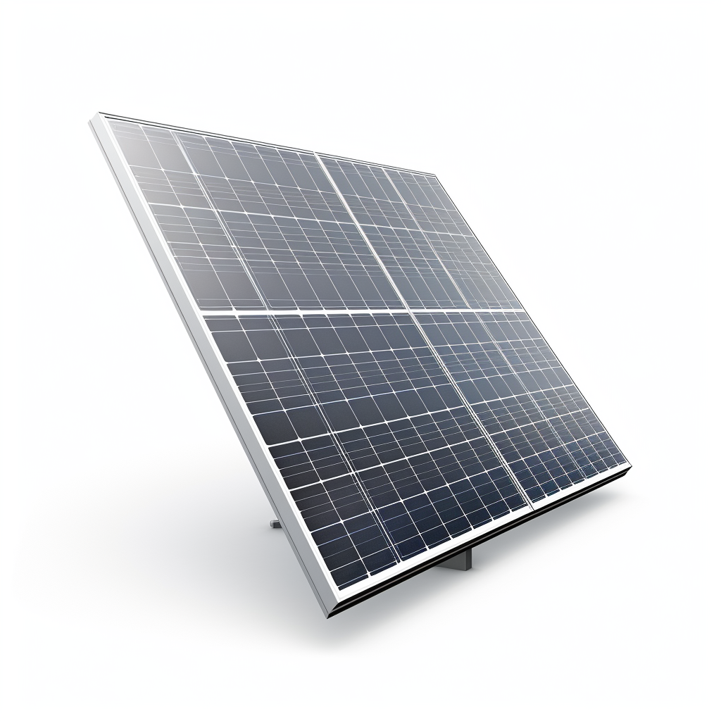 Solar Panel Illustration Isolated White Background