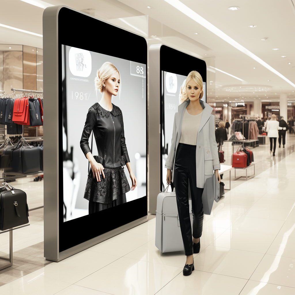 Ladies' Digital Signage Boosting Sales