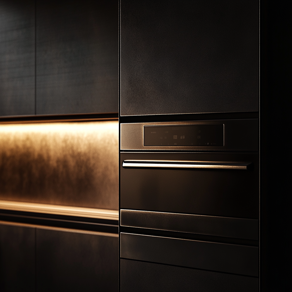 Stylish double wall oven photo