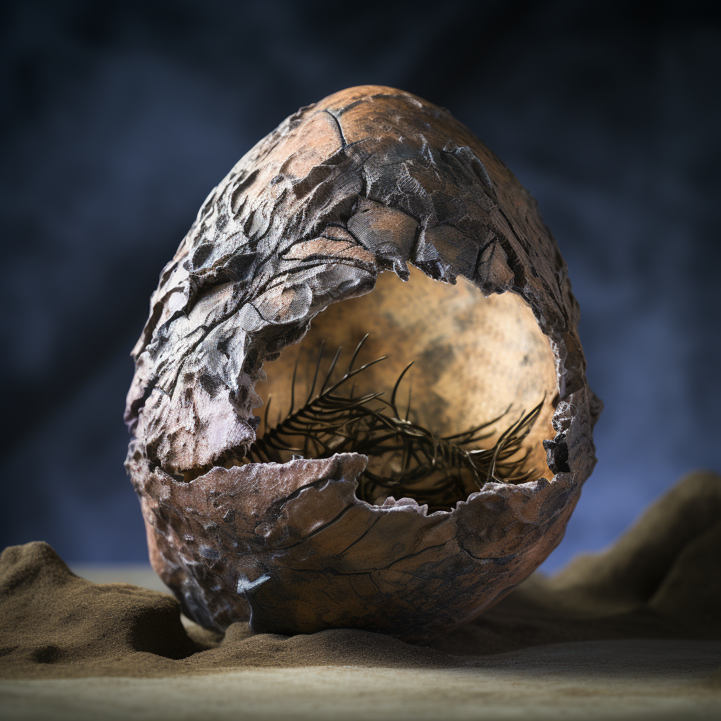 Fascinating Dinosaur Egg in Photo