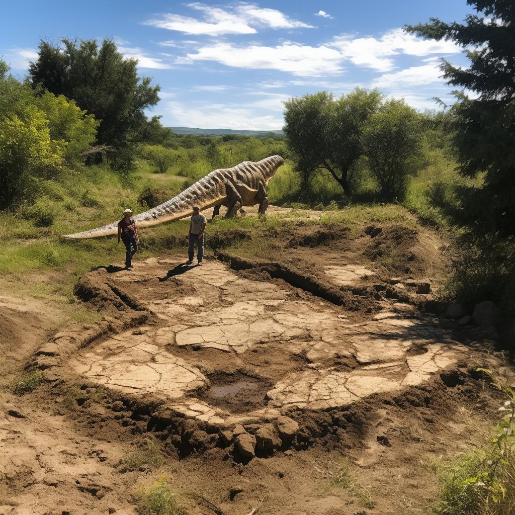 A well-preserved dinosaur track fossil