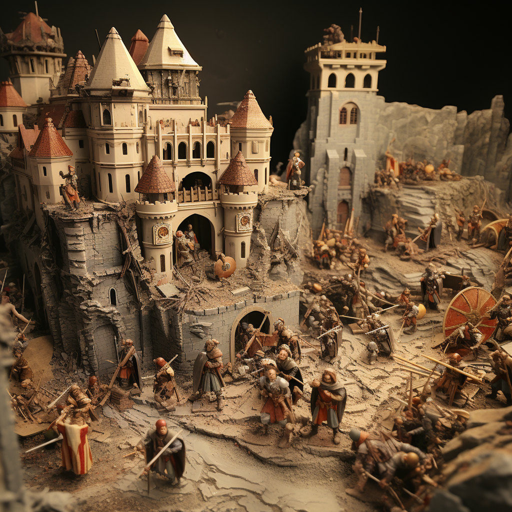 Medieval Battle Diorama