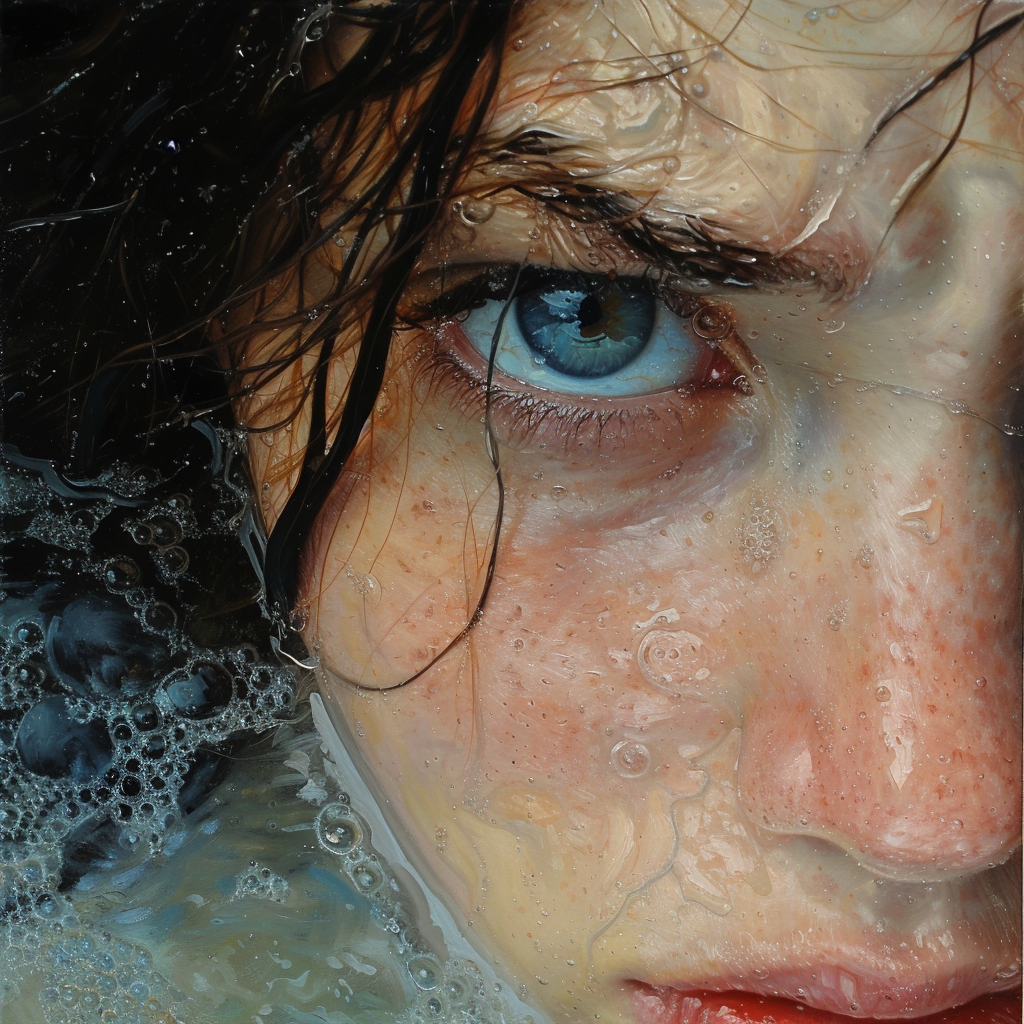 Alyssa Monks Direct Eye Contact Painting