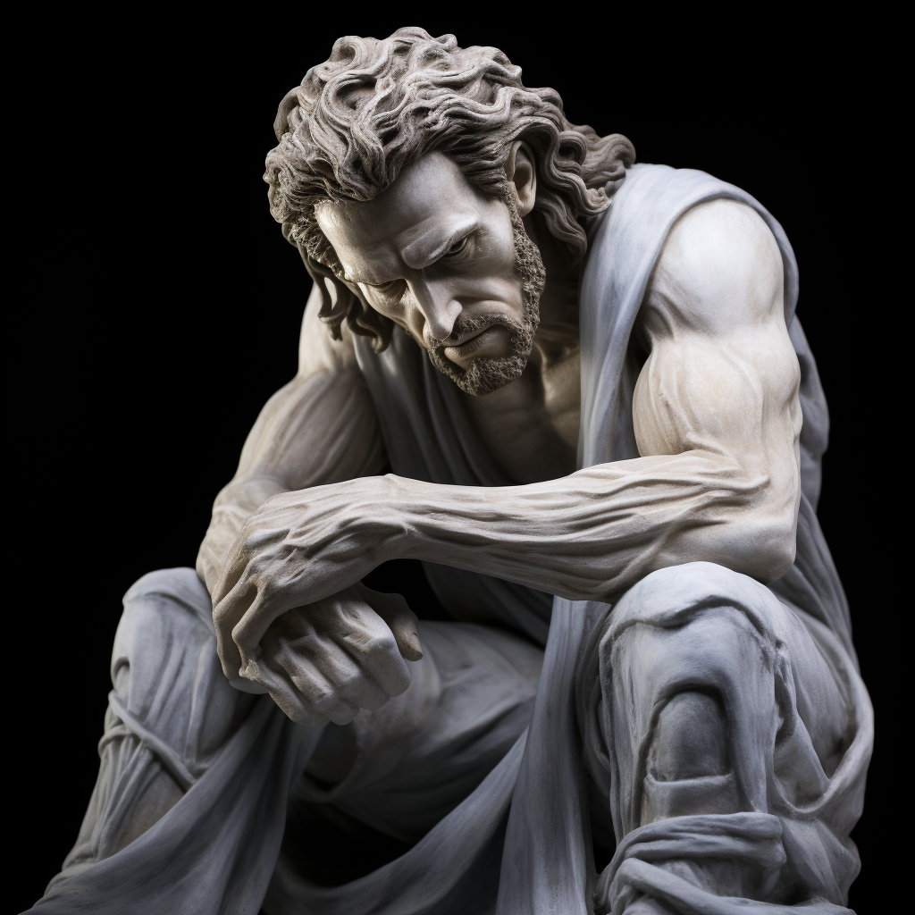 Disappointed Engineer in Greco-Roman Sculpture