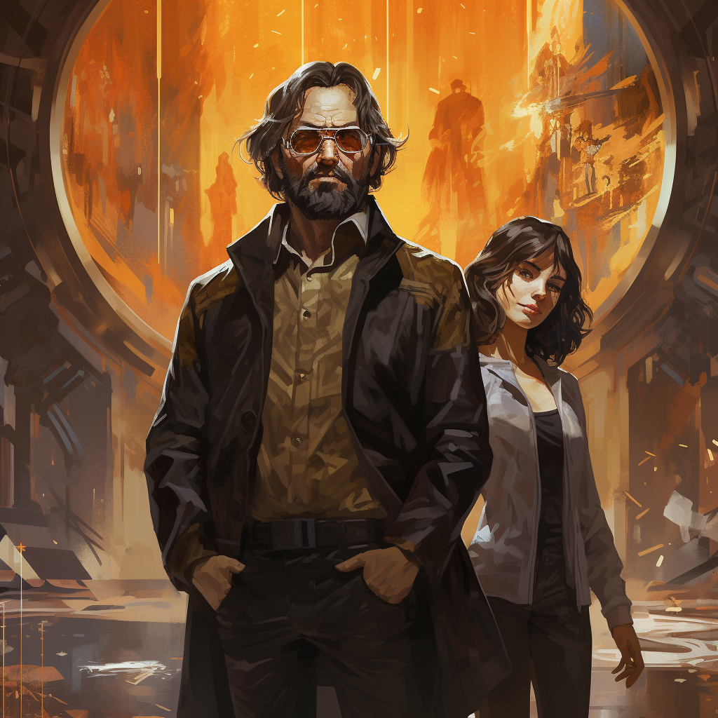 Vibrant artwork from Disco Elysium