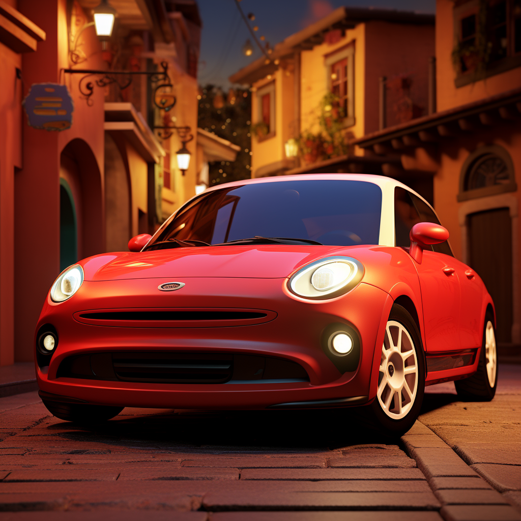 Disney Pixar Cars Fiat Egea Character