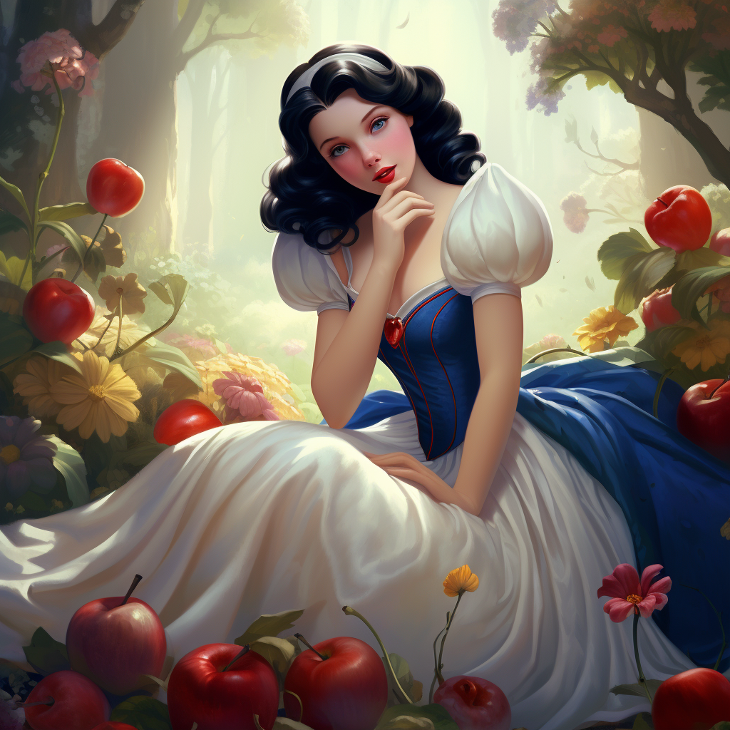 Snow White in her whitest form