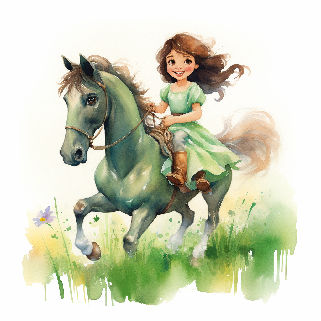 Disney toddler princess riding a horse