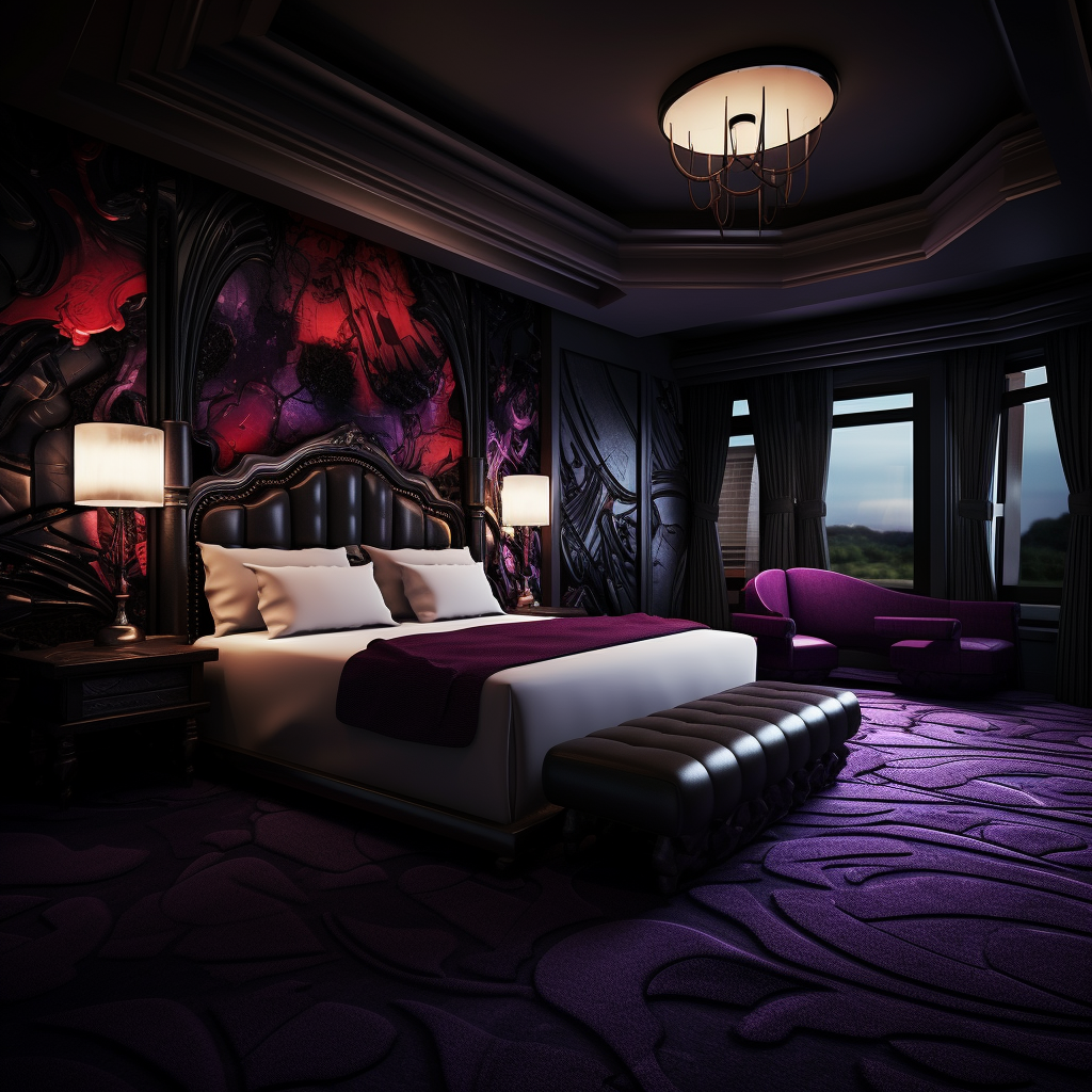 Disney Villains Themed Hotel Bedroom