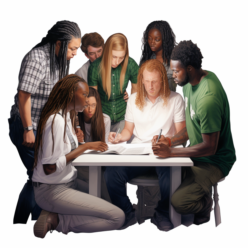 Group of People Examining and Taking Notes