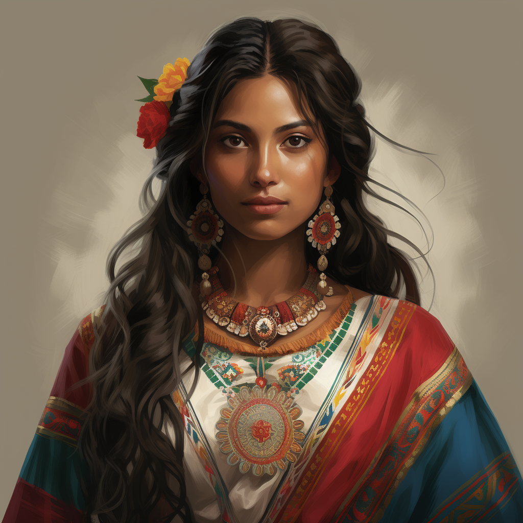 Diverse Multicultural Woman Portrait