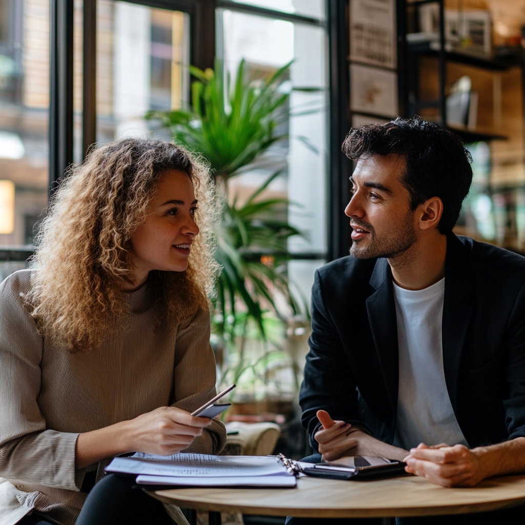 diverse business coaching image photo