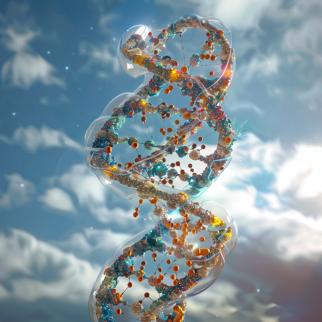 DNA Intron Potential Research Concept