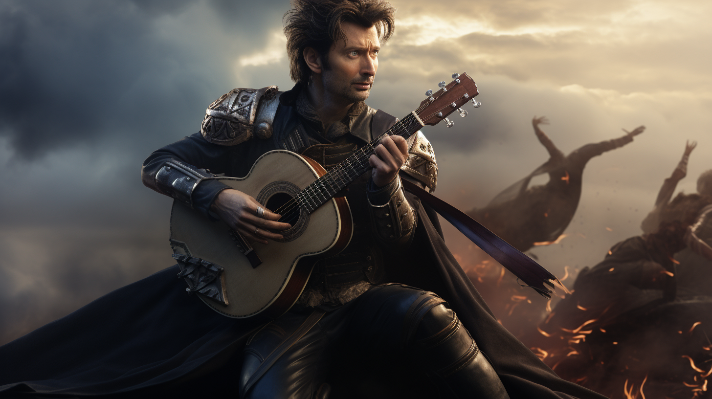 David Tennant as a talented Bard