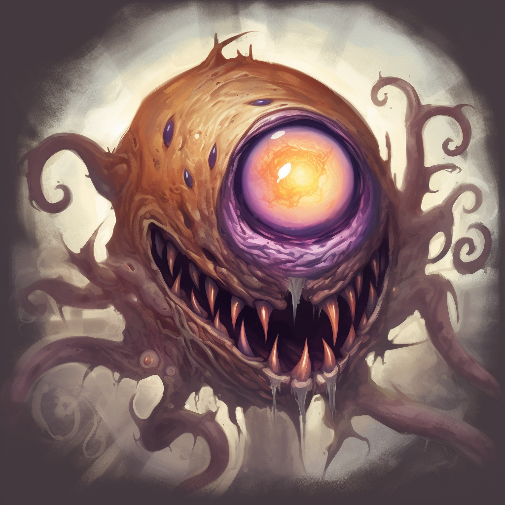 D&D beholder creature art