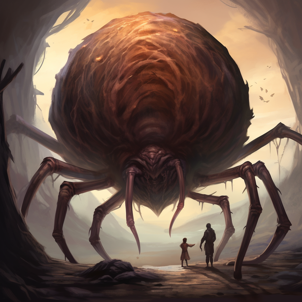 D&D monster art: Spiderbeholder token